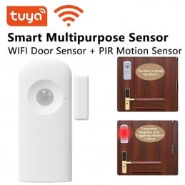Tuya WiFi deur- en raamsensor met PIR - Smart Home Security