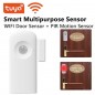 Tuya Smart WiFi multifunctionele deur- en raamsensor met PIR-bewegingsmelder Tuya Smart WiFi multifunctionele deur- en raamsensor met PIR-bewegingsmelder