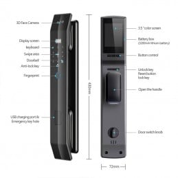 Tuya Smart WiFi 6 in 1 Slot met Gezichtsherkenning en Camera