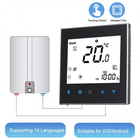 Thermostat Wi-Fi Beca BHT-1000GCLW