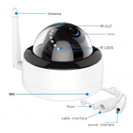 Caméra dôme Tuya Smart WiFi 5G UltraHD | Résolution 4MP et 6MP