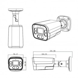 Tuya Smart WiFi et caméra de surveillance filaire 4MP et 6MP