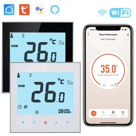 Termostato Programable Beca Smart WiFi - Control de Calefacción