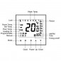 WIFI thermostat Beca BHT-3000GBLW WIFI thermostat Beca BHT-3000GBLW
