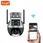 Tuya Telecamera di Sicurezza a Doppia Lente Smart WiFi PTZ Tuya Telecamera di Sicurezza a Doppia Lente Smart WiFi PTZ