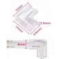 Conector rápido en forma de L para tiras LED COB monocolor