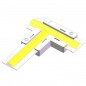2in1 T- en L-snelconnector voor 2-pins COB- en SMD-ledstrips, enkele kleur 2in1 T- en L-snelconnector voor 2-pins COB- en SMD-ledstrips, enkele kleur