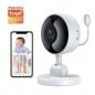Tuya Telecamera Baby Smart WiFi con Rilevamento Pianto e Temperatura