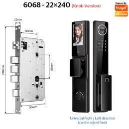 Serratura Smart WiFi 6-in-1 con Telecamera, Face ID e Citofono