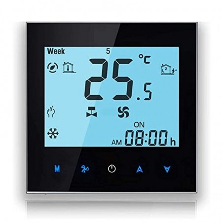 BAC-1000ELW WiFi-thermostaat - slimme bediening voor fancoils en kleppen