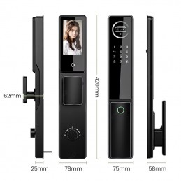 Serratura Smart WiFi 6-in-1 con Telecamera, Face ID e Citofono
