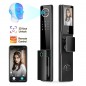 Serrure multifonction Tuya Smart WiFi avec interphone et identification faciale 3D