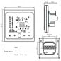 Beca Smart WiFi Thermostaat BAC-1000EMLW met 0-10V ventilatormodulatie en klepbediening Beca Smart WiFi Thermostaat BAC-1000EMLW met 0-10V ventilatormodulatie en klepbediening