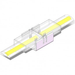Snelle connector voor 2-pins enkele kleur waterdichte LED-strips