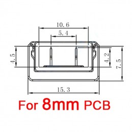 Snelle connector voor 2-pins enkele kleur waterdichte LED-strips