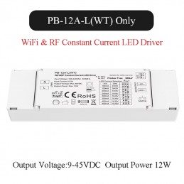 Driver LED Smart Tuya WiFi e RF - Corrente Costante 12W Dimmerabile