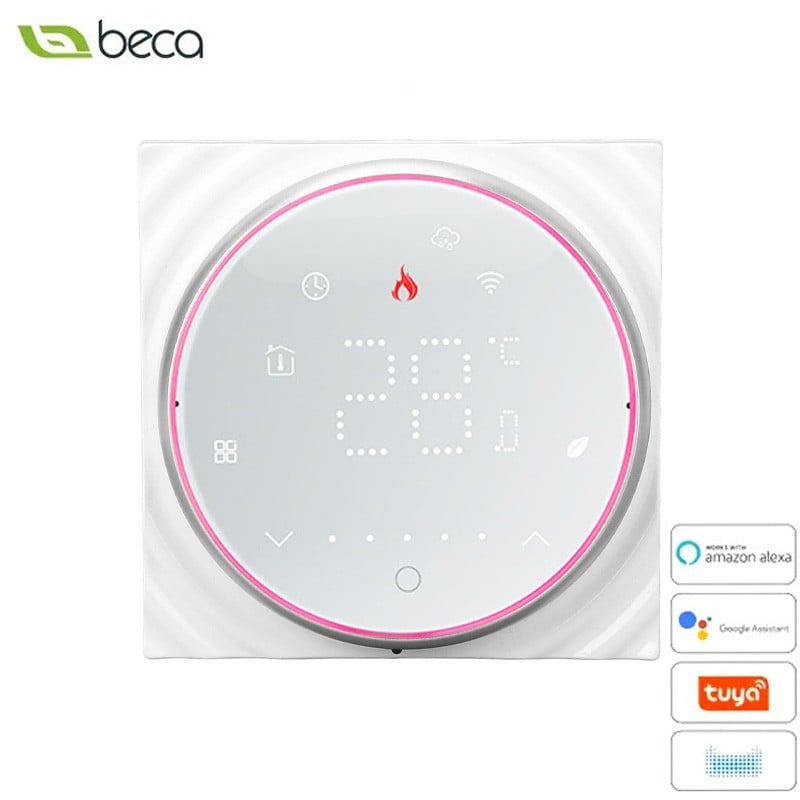 Termostato Redondo Inteligente WiFi Beca BHT-6001GCLW