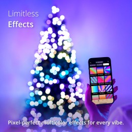 Slimme WiFi LED-hartlichtketting voor de kerstboom