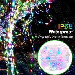 Chaîne lumineuse d'arbre de Noël Tuya Smart WiFi - Contrôle par APP