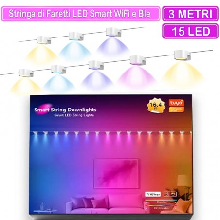 Tuya Stringa di Faretti LED Smart WiFi e Bluetooth