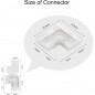 2in1 T- en L-snelconnector voor 2-pins COB- en SMD-ledstrips, enkele kleur 2in1 T- en L-snelconnector voor 2-pins COB- en SMD-ledstrips, enkele kleur