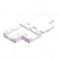 2in1 T- en L-snelconnector voor 2-pins COB- en SMD-ledstrips, enkele kleur 2in1 T- en L-snelconnector voor 2-pins COB- en SMD-ledstrips, enkele kleur