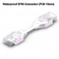 Connettore Impermeabile per LED COB e SMD a 2 pin da Striscia a Striscia Connettore Impermeabile per LED COB e SMD a 2 pin da Striscia a Striscia