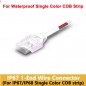 Connecteur étanche à 2 broches pour bande LED COB et SMD vers alimentation