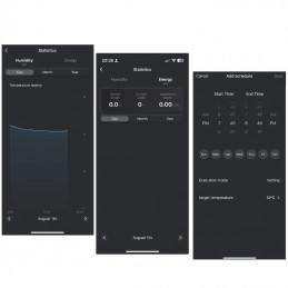 Tuya WiFi Smart Switch met temperatuursonde en verbruiksmeting