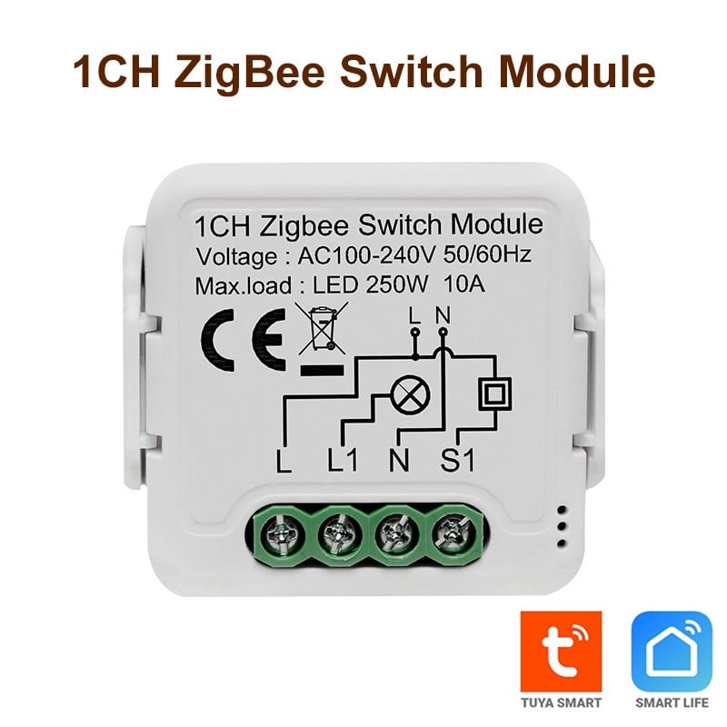 Tuya Universele Zigbee Smart Switch voor Verlichting Tuya Universele Zigbee Smart Switch voor Verlichting
