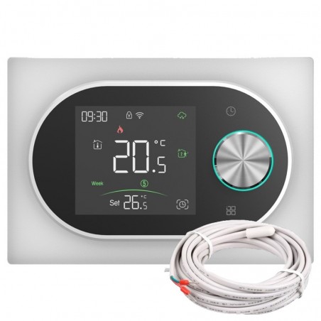 Beca BAC-9000ALWE Fan Coil Smart WiFi-Thermostat mit Expert4house Edition-Sonde