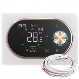 Termostato Smart WiFi Beca BAC-9000ALWE Fan Coil con Sonda Expert4house Edition