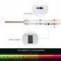 COB RGBWIC Adresseerbare LED-strip met 840 LED's per meter 5 meter spoel