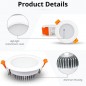 Foco empotrable LED Tuya 3W Smart WiFi y Bluetooth
