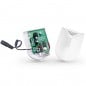 Capteur de bris de verre sans fil Tuya RF433 avec adaptateur Capteur de bris de verre sans fil Tuya RF433 avec adaptateur
