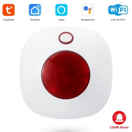 Tuya Indoor WiFi Smart Strobe Security Siren