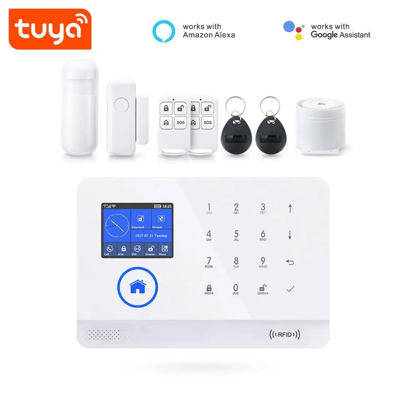 Tuya Kit GSM 4G + WiFi-Videoalarmsystem