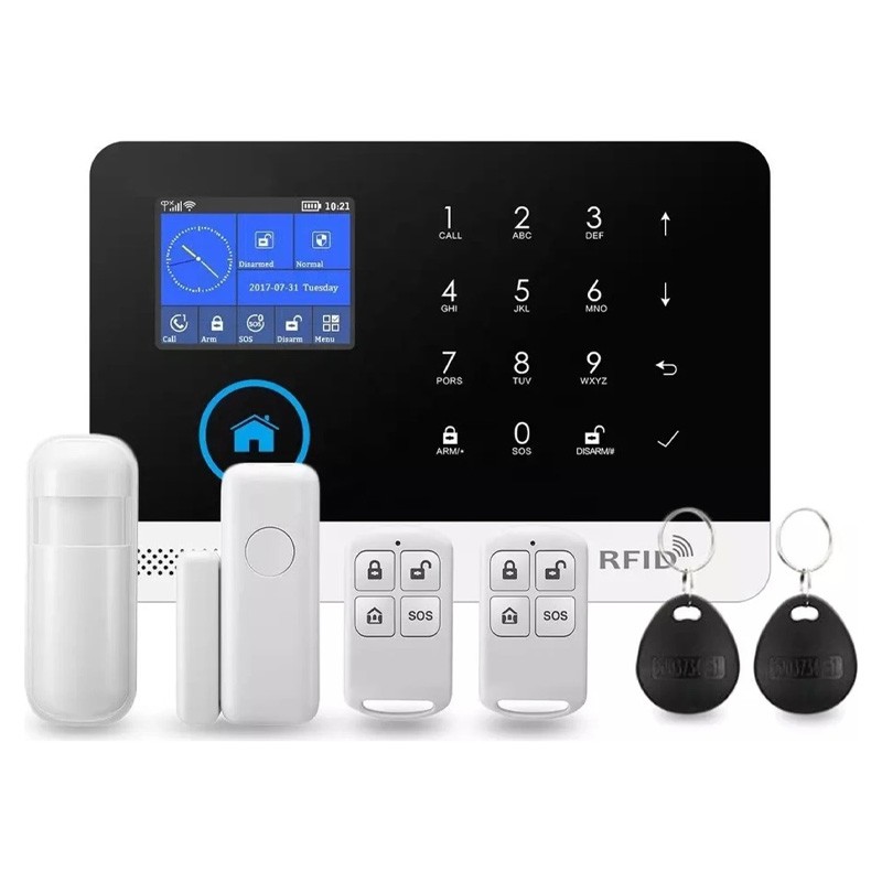 Tuya Kit GSM 4G + WiFi Video Alarma
