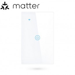 Tuya Interruttore per Luci Touch Bianco Smart Matter WiFi Serie NovaTech