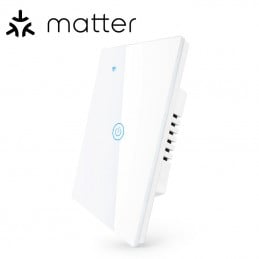 Tuya Smart Matter WiFi Interruptor Táctil Blanco | Serie NovaTech