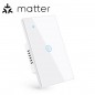 Tuya Interruttore per Luci Touch Bianco Smart Matter WiFi Serie NovaTech Tuya Interruttore per Luci Touch Bianco Smart Matter WiFi Serie NovaTech