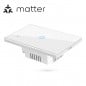 Interruptor de luz táctil blanco Tuya Smart Matter WiFi Serie NovaTech