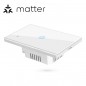 Tuya Interruttore per Luci Touch Bianco Smart Matter WiFi Serie NovaTech Tuya Interruttore per Luci Touch Bianco Smart Matter WiFi Serie NovaTech