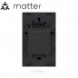 Interrupteur tactile Tuya, noir, Smart Matter, WiFi, série NovaTech Interrupteur tactile Tuya, noir, Smart Matter, WiFi, série NovaTech