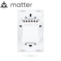 Tuya Smart Matter WiFi witte aanraakschakelaar | NovaTech-serie