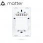 Tuya White Touch-lichtschakelaar Smart Matter WiFi NovaTech-serie Tuya White Touch-lichtschakelaar Smart Matter WiFi NovaTech-serie
