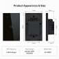 Interruptor de luz táctil Tuya Smart Matter WiFi serie NovaTech negro Interruptor de luz táctil Tuya Smart Matter WiFi serie NovaTech negro
