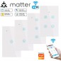 Tuya Interruttore Touch Bianco Smart Matter WiFi | Serie NovaTech