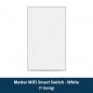 Tuya Interruttore a Pulsante Bianco per Luce Smart Matter da Muro Serie Fusion