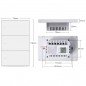 Tuya Interruttore a Pulsante Bianco per Luce Smart Matter da Muro Serie Fusion